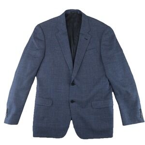 Armani Collezioni G Line Wool Houndstooth Sport Coat Blazer Jacket Mens 50R